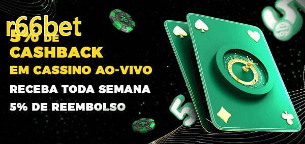 Promoções do cassino ao Vivo r66bet